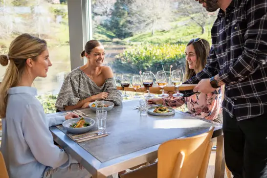 Lunch & wine tasting at Brick Bay Sculpture Park, Matakana