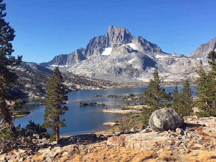 Day 21: Thousand Island Lake and Mt Banner on the John Muir Trail