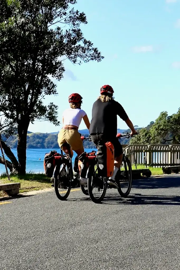 E ride, Terra & Tide Private Waiheke Guided E-biking Tour