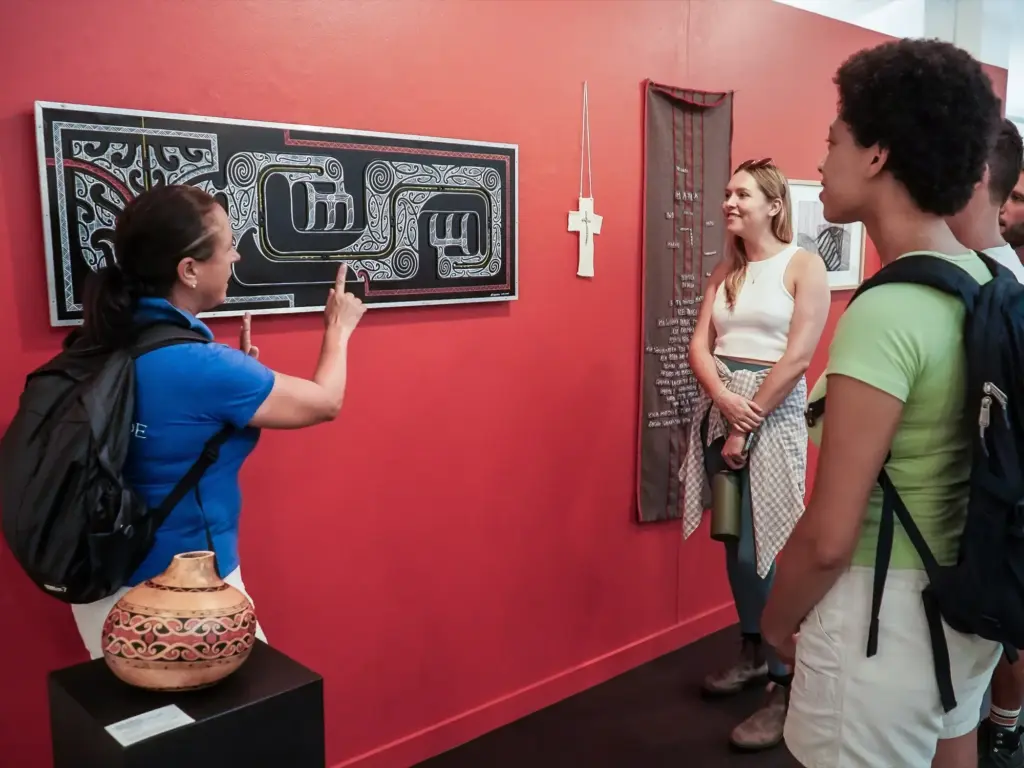 Interpretation of Maori Art with guide, Terra & Tide Waiheke History & Heritage Tour