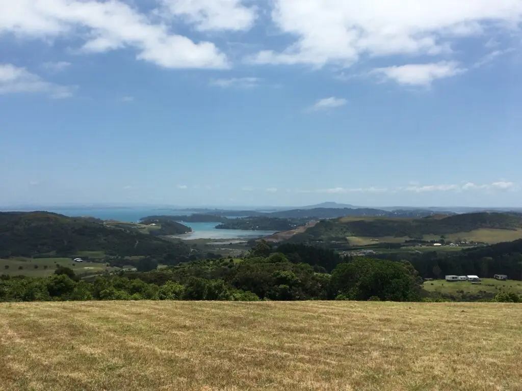 View from Trig Hill, Terra & Tide Te Ara Hura Walking Tour