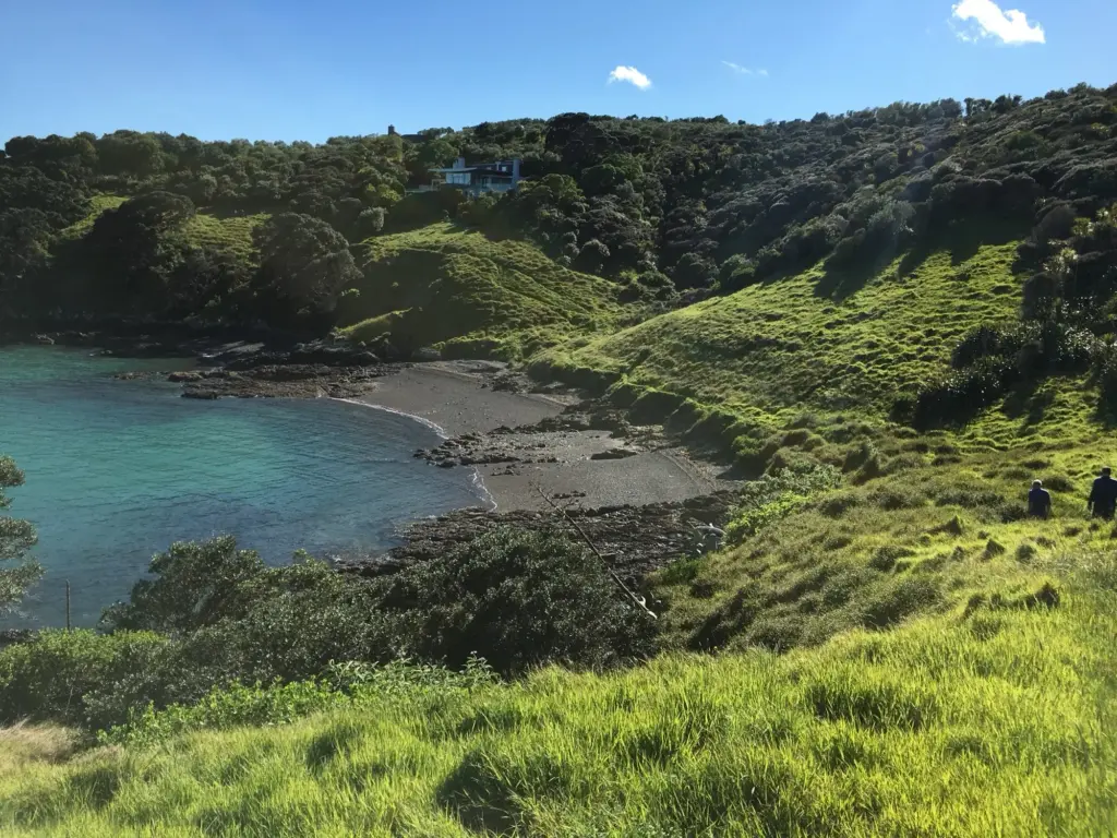 Secluded bay below the walking track, Waiheke Island