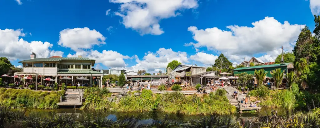 Matakana village and river on a personalised private Matakana tour with Terra & Tide