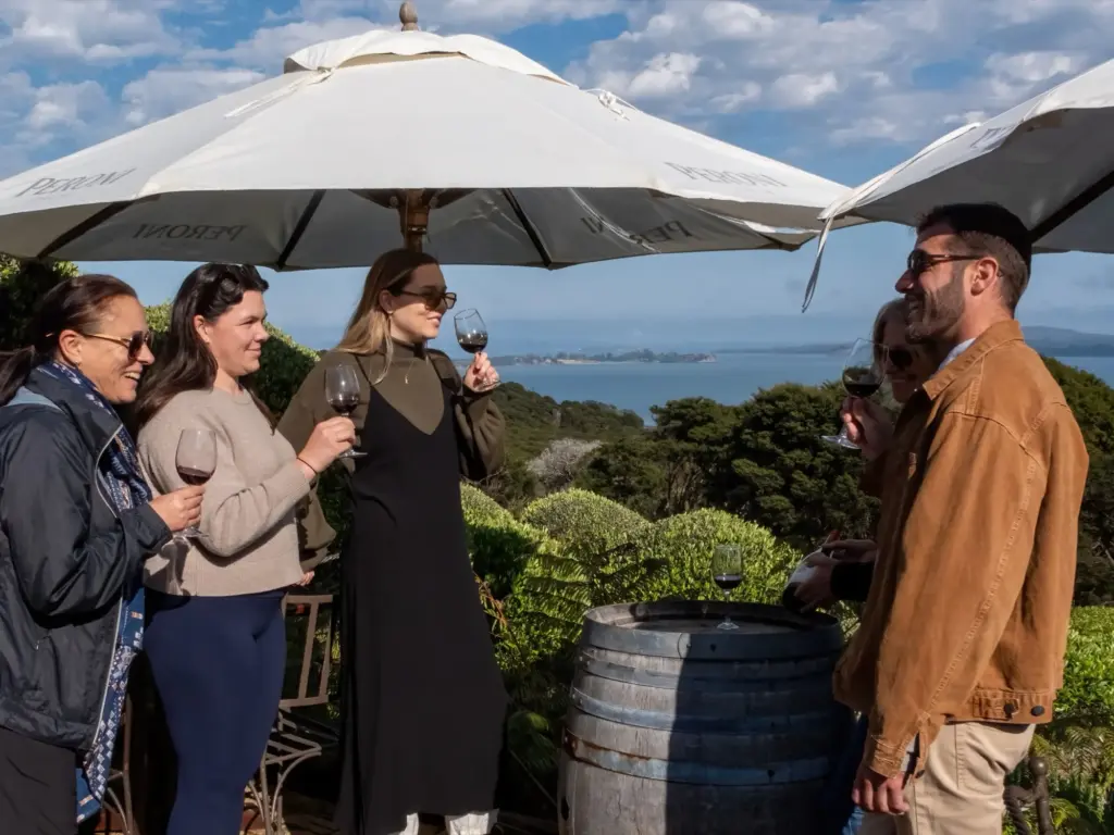 Winter wine tasting at Mudbrick, Terra & Tide Private Waiheke Signature Food & Wine Tour